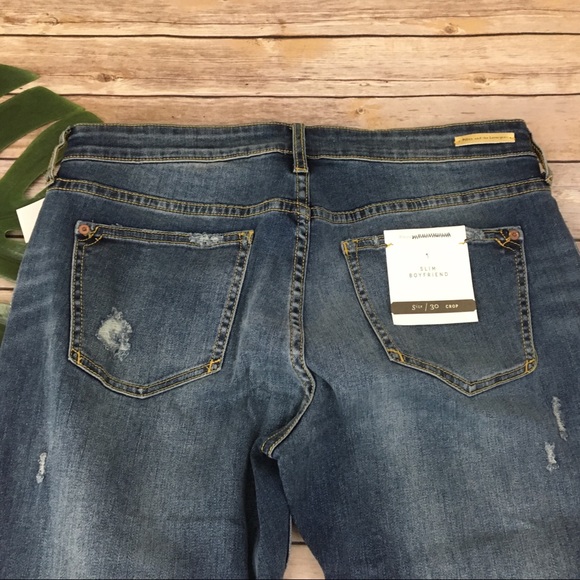 Pilcro rose gold coated crop boyfriend jeans - Picture 6 of 8